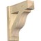 Ekena Millwork Funston Rough Sawn Craftsman Outlooker, Douglas Fir, 6"W x 18"D x 18"H OUT06X18X18FST04RDF - alternate 1